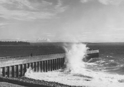 Waves on Dundarave Pier