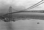 Construction of Lions Gate Bridge