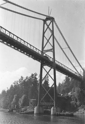 Construction of Lions Gate Bridge