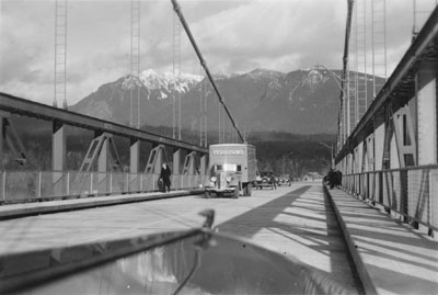 Ferguson's Diamond T Truck Crossing Lions Gate