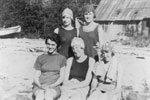 Women on the Beach at Eagle Harbour