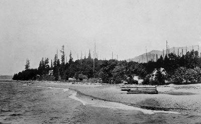 West Vancouver Beach and Houses