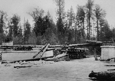 Capilano Bridge Construction