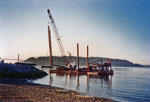 Crane Working on Ambleside Pier