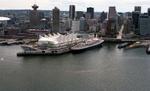 Aerial View of Canada Place & Downtown Vancouver
