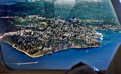 Aerial View of Deep Cove & Cates Park