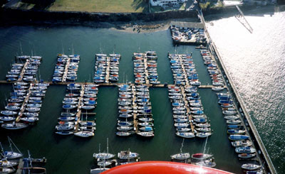 Aerial View of Royal Vancouver Yacht Club