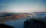 Aerial View of Lions Gate Bridge & North Vancouver