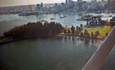 Aerial View of Stanley Park & Vancouver