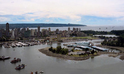 Aerial View of Vancouver Harbour