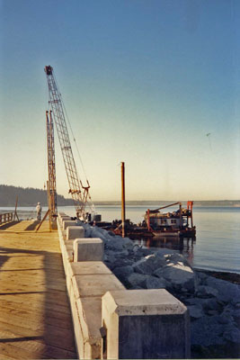 Ambleside Pier Construction