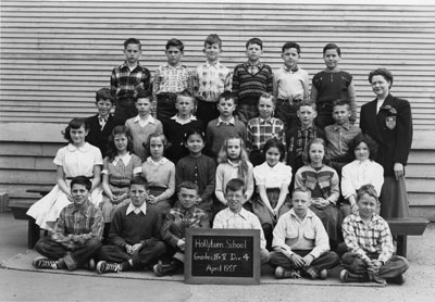 Hollyburn School Grade IV & V Class (1955)