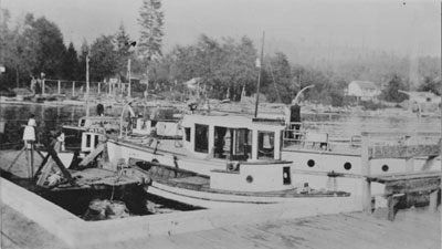 Boats Tied up at Pier