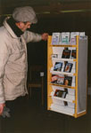 WVML Patron with Cassette Tapes
