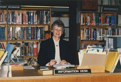 Head of WVML Reference Dept. Doreen Sullivan