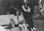 Muriel Johnson & Cecil Nesbitt at Eagle Harbour