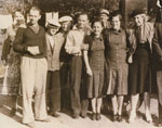 Group Portrait of the Sewell family and other early residents of Horseshoe Bay