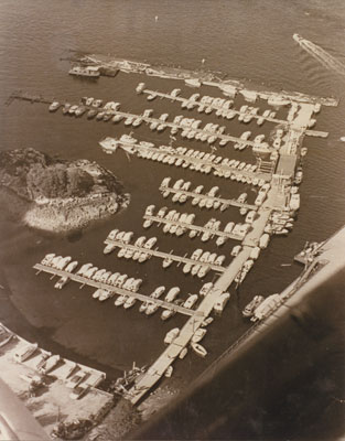 Aerial Photo of Sewell's Marina