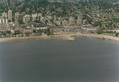 Aerial View of West Vancouver Shoreline