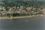 Aerial View of West Vancouver Shoreline