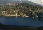 Aerial View of West Vancouver Shoreline (Kew Beach)