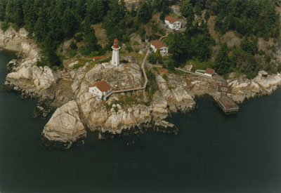 Aerial View of West Vancouver Shoreline