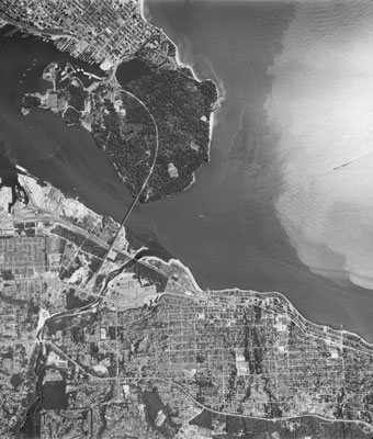 Aerial View of West Vancouver (Lions Gate)