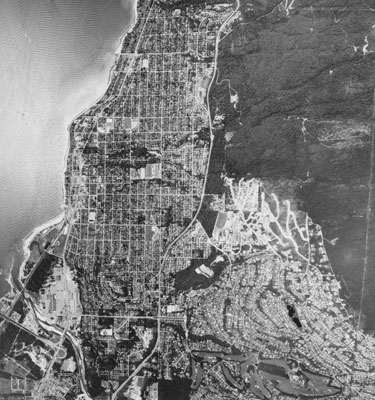 Aerial View of West Vancouver Shoreline