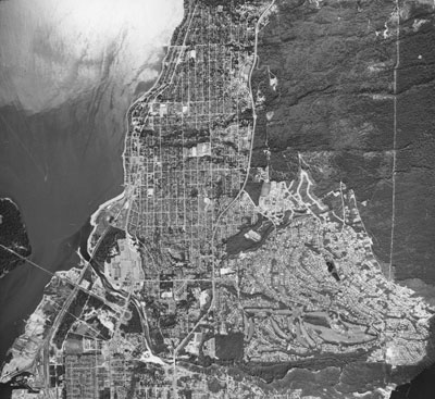 Aerial View of West Vancouver Shore