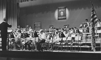 West Vancouver Band under the direction of Len Whitely