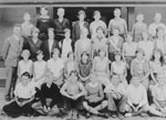 Hollyburn School class photo, Grade VII with teacher Ed Lane