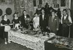 George Thompson and his staff at the Capilano Gardens Restaurant