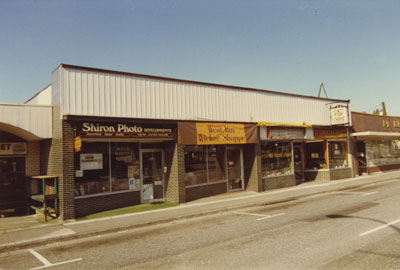 Stores and shops in the 2400 block of Marine Drive