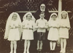 Sister Amy and the first communion class at St. Anthony's Church