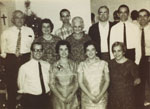 Mr. & Mrs. Guy and Emelie Cave and their nine children