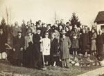 St. Anthony's Church sod turning with Monsignor Hobson