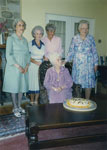 Gertrude Lawson celebrating her 95th birthday
