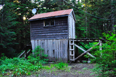 Snowmobile Shed on Hollyburn