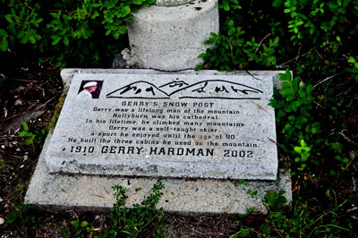 Gerry's Snow Post Plaque