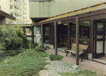 West Vancouver Memorial Library Courtyard