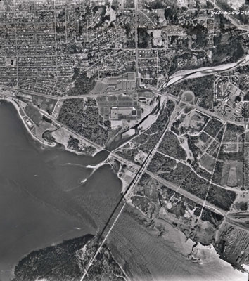 Aerial Photo of West Vancouver (Park Royal)