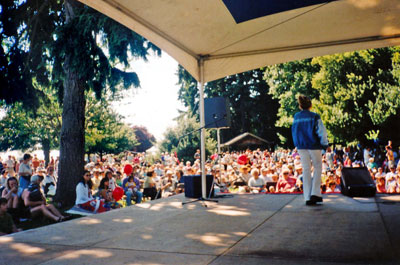 Crowds at Canada Day Celebrations