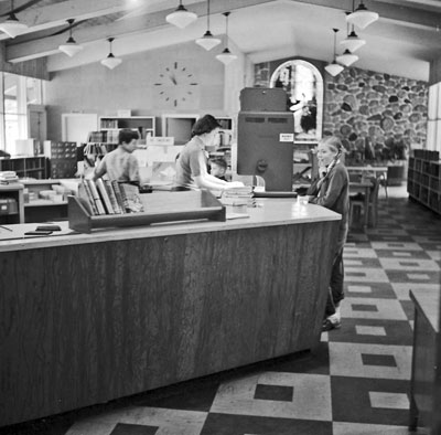 Interior of the West Vancouver Memorial Library