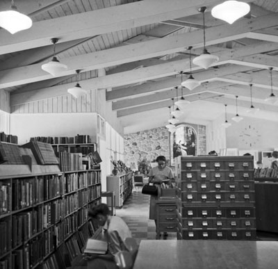 Interior of the West Vancouver Memorial Library