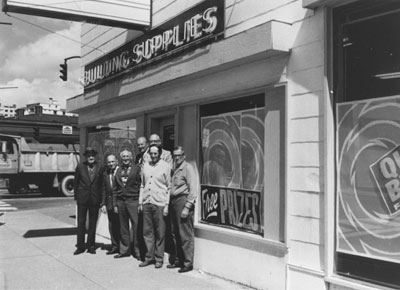 Group Outside &quot;Hodgson Clark Building Supplies&quot;