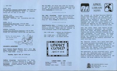 Library News, 1 Apr 1990