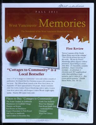 History-onics (West Vancouver, BC: West Vancouver Historical Society), 1 Nov 2011