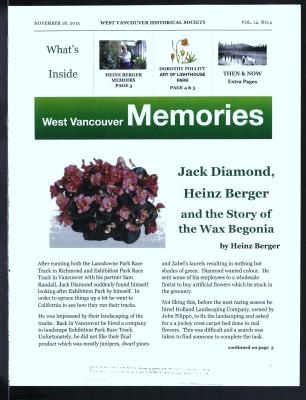 History-onics (West Vancouver, BC: West Vancouver Historical Society), 18 Nov 2015