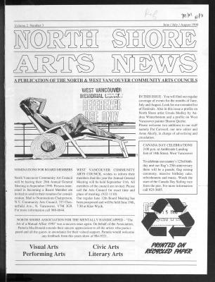 North Shore Arts News (North Vancouver, BC), 1 Jun 1990