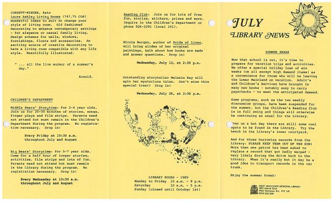 Library News, 1 Jul 1989